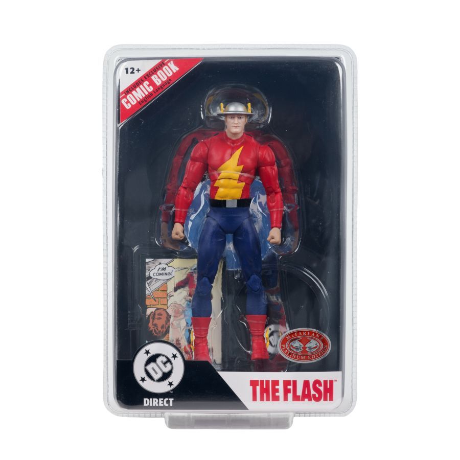 DC Comics - Jay Garrick Flash (Flash #123) Page Punchers 7″ Figure with Comic (Chase Version)