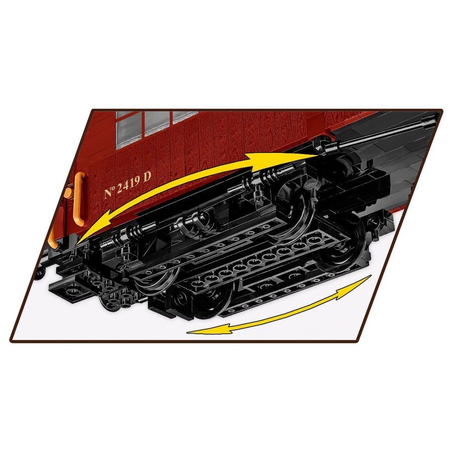 Trains - 1918 Compiegne Wagon Construction Brick Set (1927 Pieces)