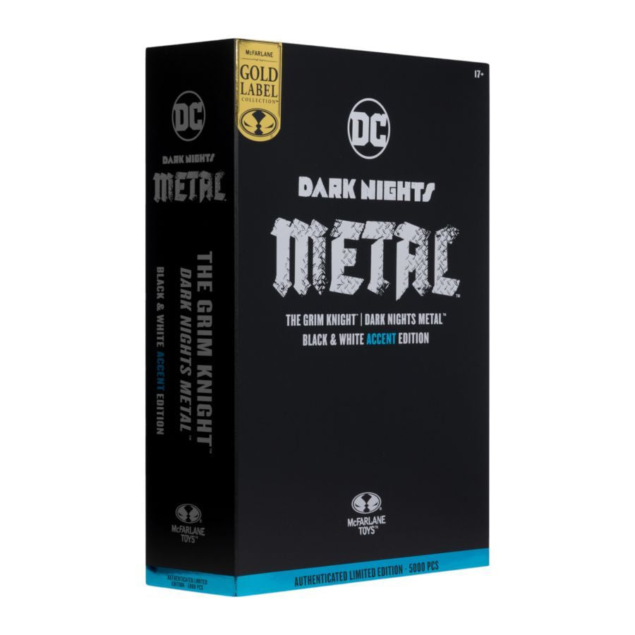 DC Multiverse - The Grim Knight B&W With Accent Gold Label 7″ Figure