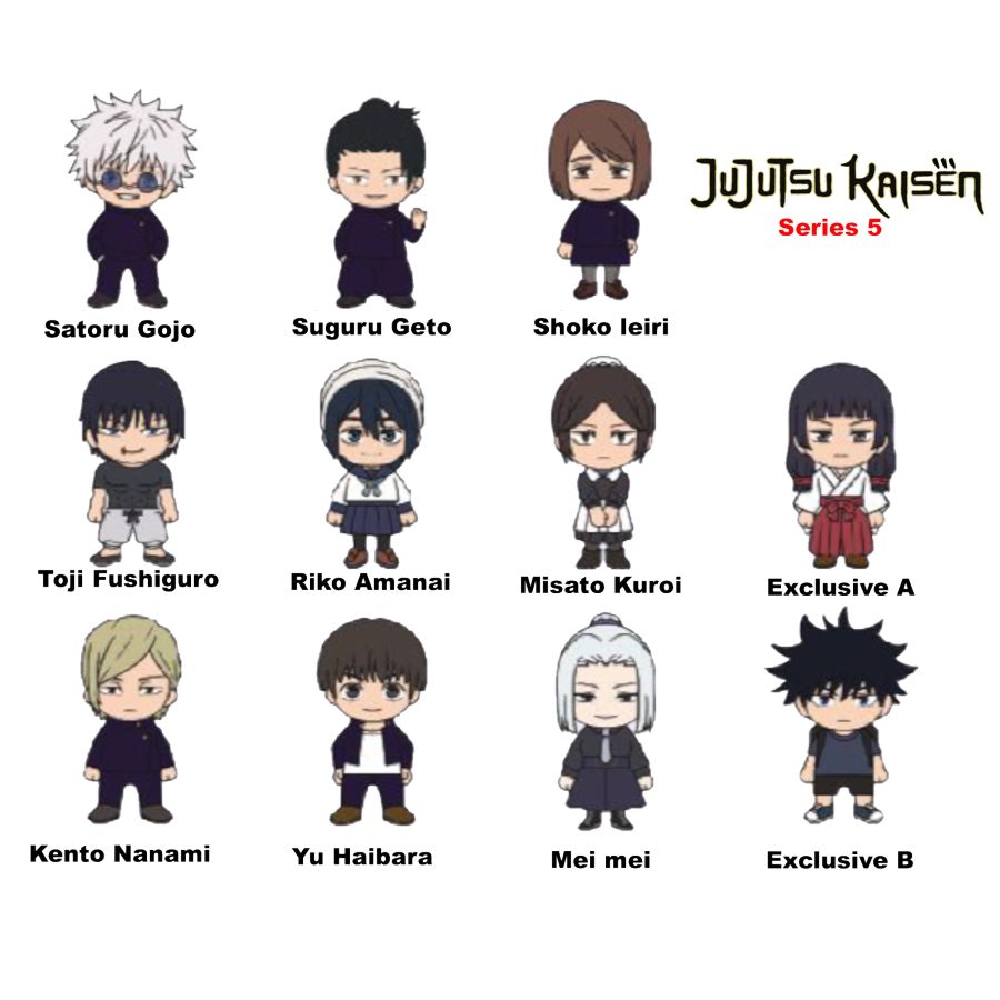 Jujutsu Kaisen - 3D PVC Bag Clips Blind Bag 24ct CDU (Series 5)