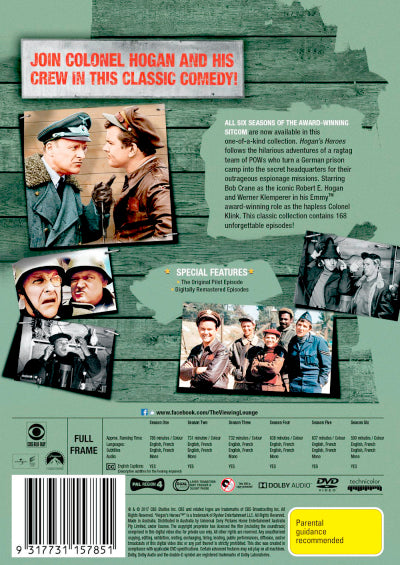Hogans Heroes - Complete DVD Box Set