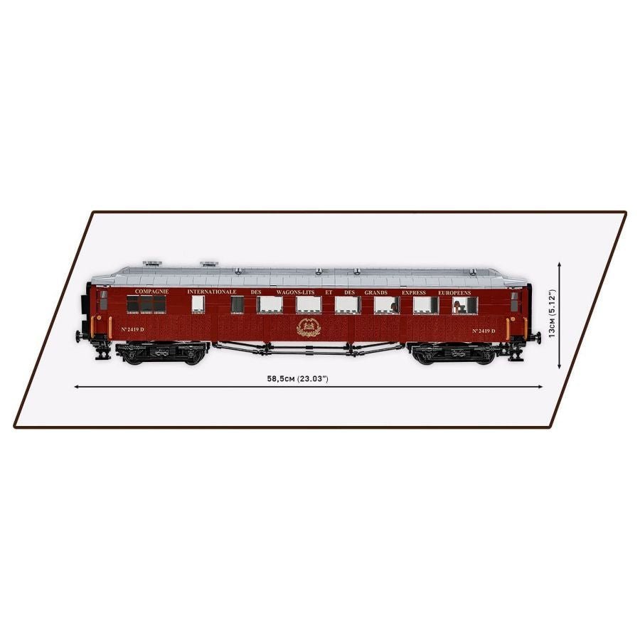 Trains - 1940 Compiegne Wagon Construction Brick Set (2001 Pieces)