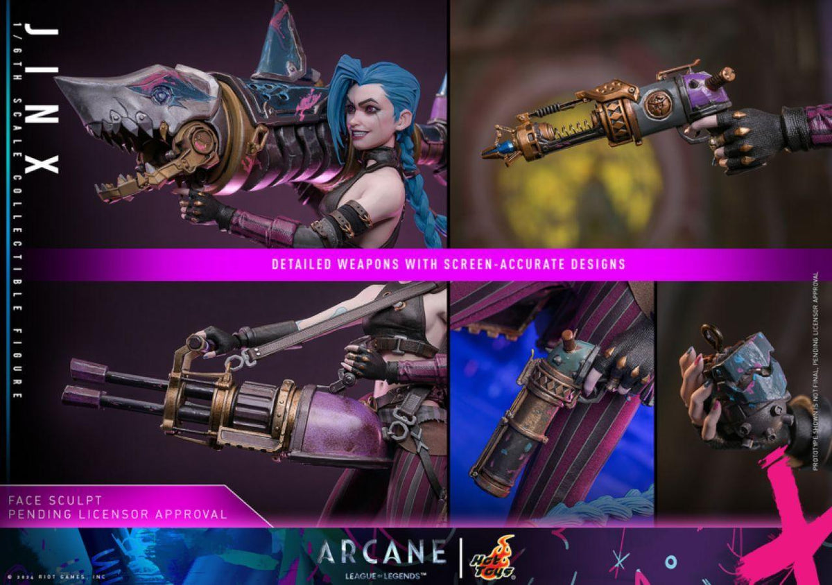 Arcane: League of Legends - Jinx 1:6 Scale Collectable Action Figure