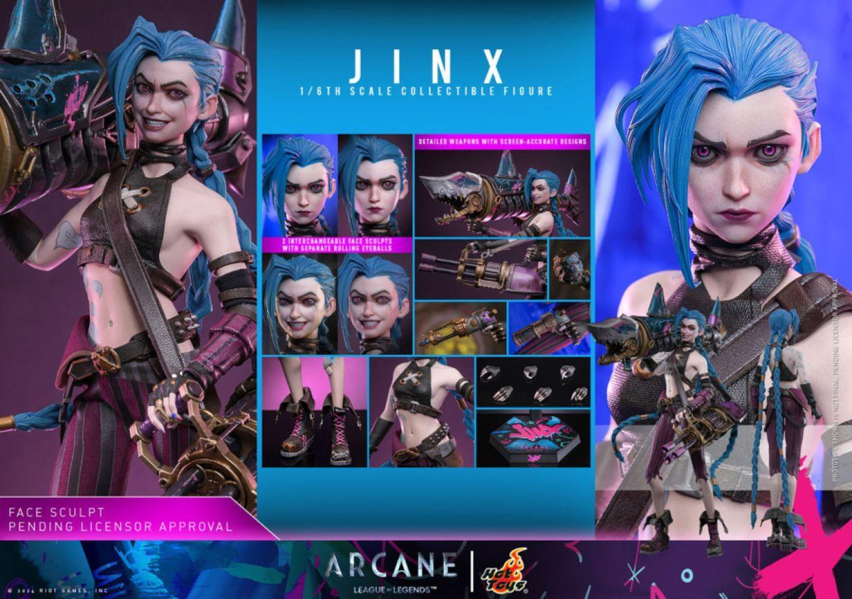 Arcane: League of Legends - Jinx 1:6 Scale Collectable Action Figure