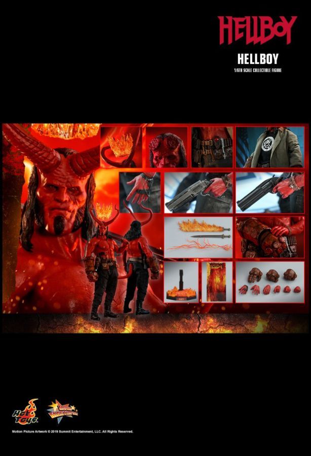 Hellboy (2019)- Hellboy 12″ 1:6 Scale Collectable Action Figure
