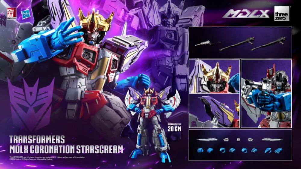 Transformers - Coronation Starscream MDLX Action Figure