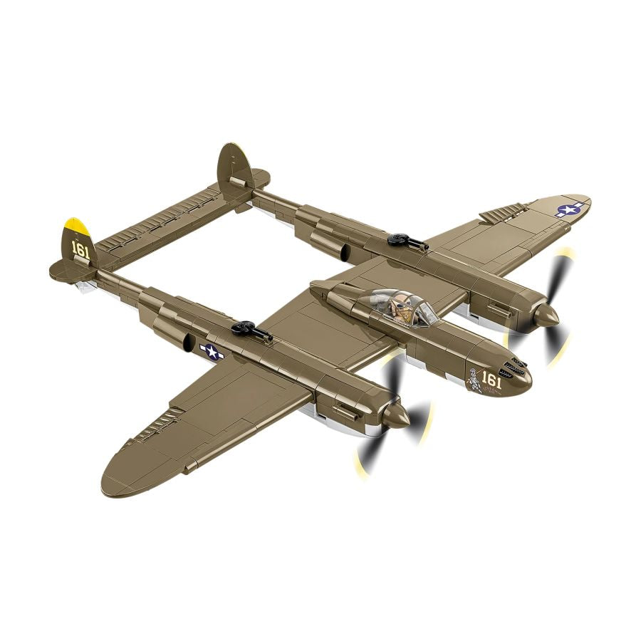 World War 2 - Lockheed P-38H Lightning Construction Brick Set (652 Pieces)
