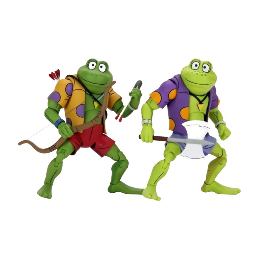 Teenage Mutant Ninja Turtles (TV 1987) - Genghis & Rasputin Frog 7″ Action Figure 2-pack