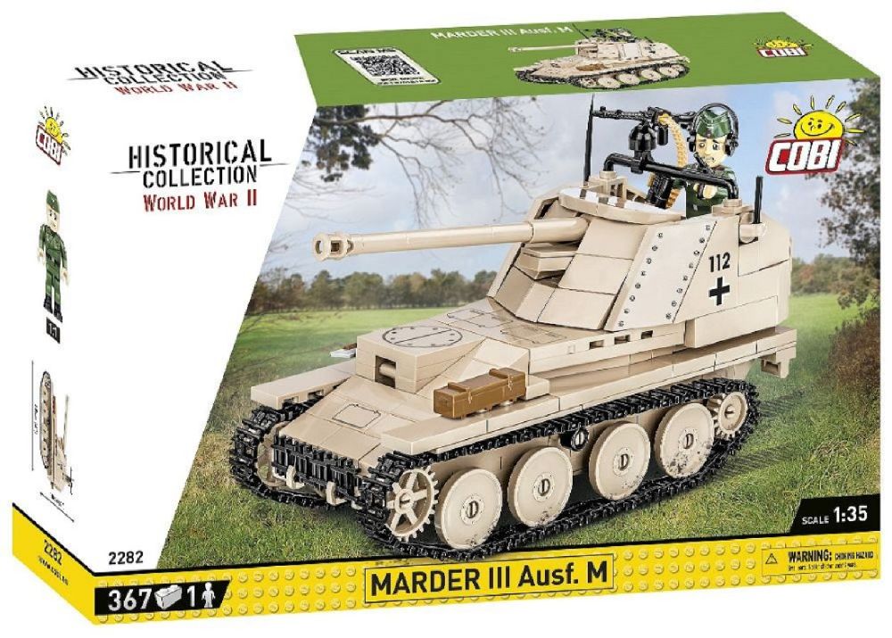 World War 2 - Sd.Kfz. 138 Marder III Ausf.M Construction Brick Set (363 Pieces)