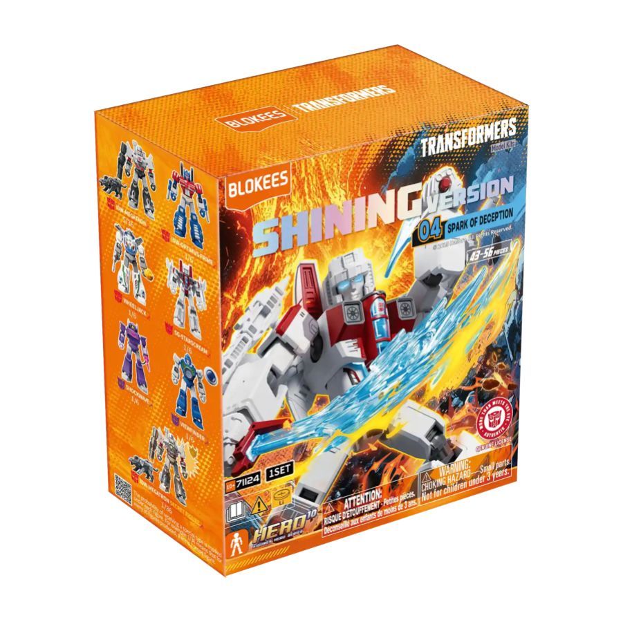 Transformers - Shining Version 04 Spark of Deception Blind Box Assortment (Display of 6)