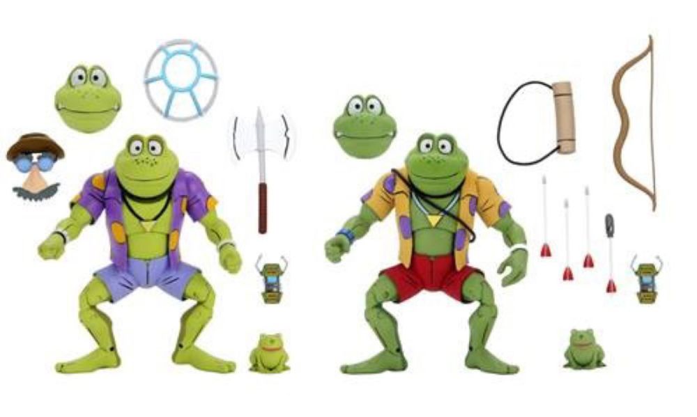 Teenage Mutant Ninja Turtles (TV 1987) - Genghis & Rasputin Frog 7″ Action Figure 2-pack