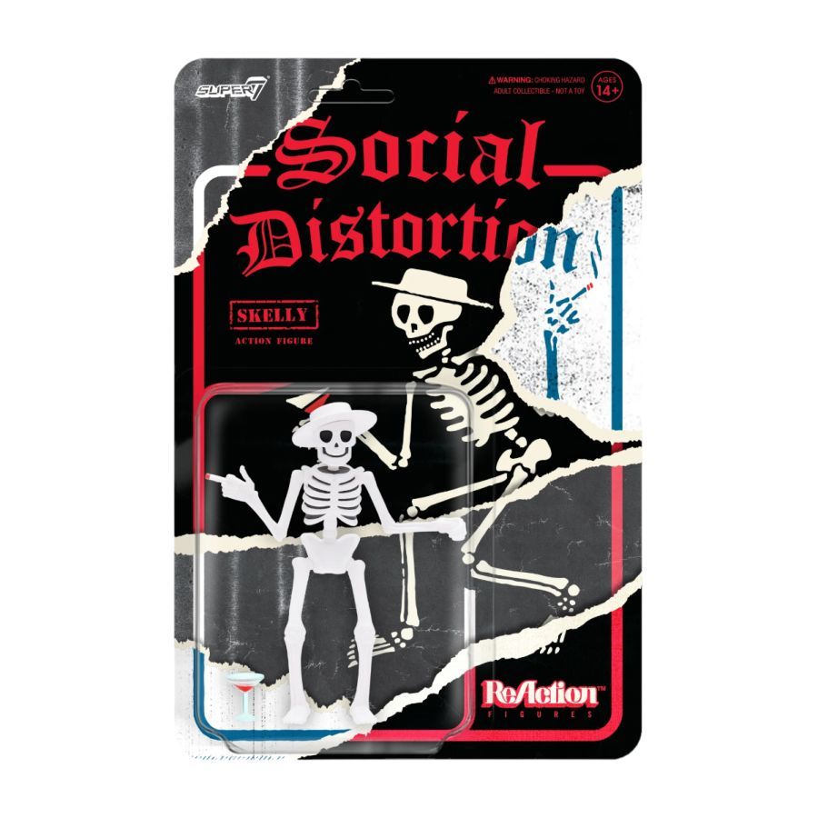 Social Distortion - Skelly ReAction 3.75″ Action Figure
