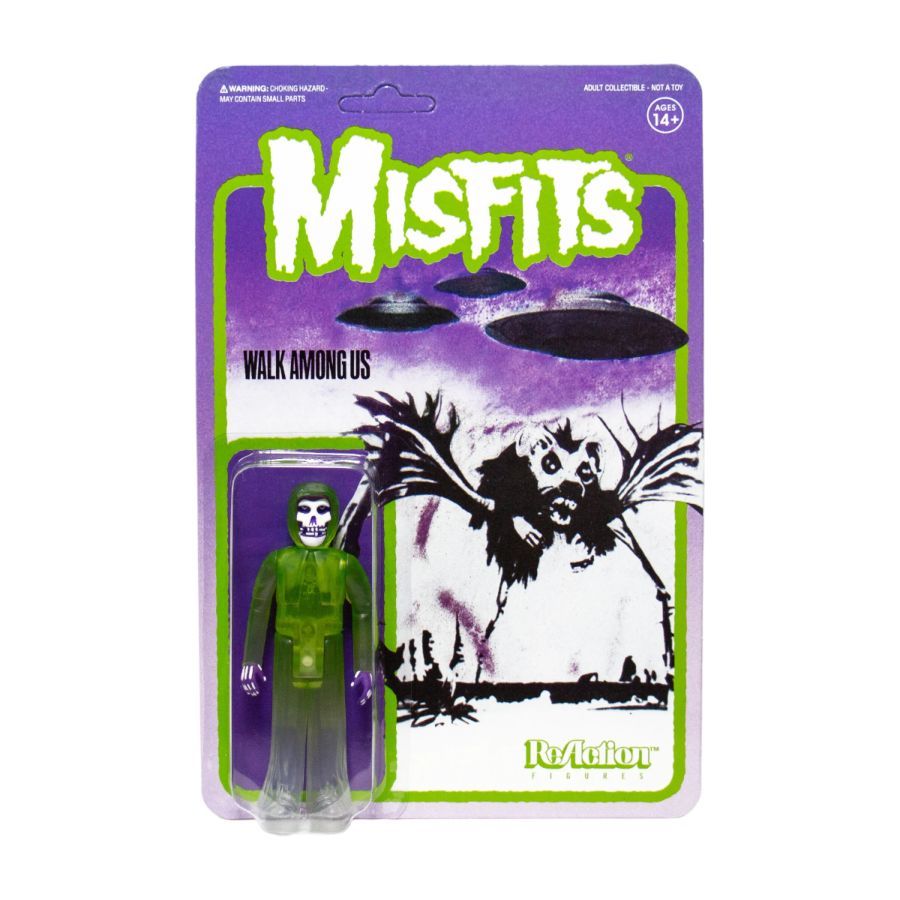 Misfits - The Fiend Walk Among Us Translucent Green ReAction 3.75″ Action Figure