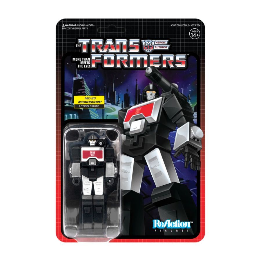 Transformers - Perceptor MC-20 Microscope Variant ReAction 3.75″ Action Figure