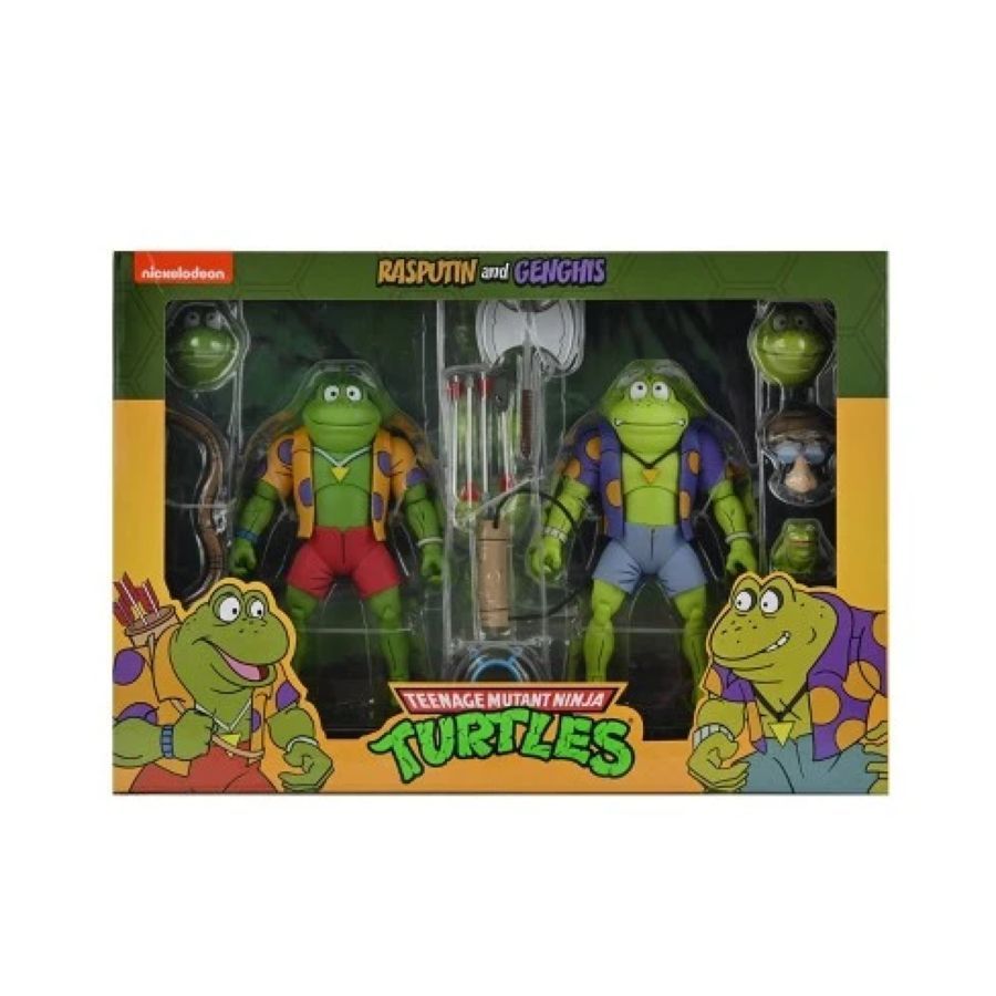 Teenage Mutant Ninja Turtles (TV 1987) - Genghis & Rasputin Frog 7″ Action Figure 2-pack