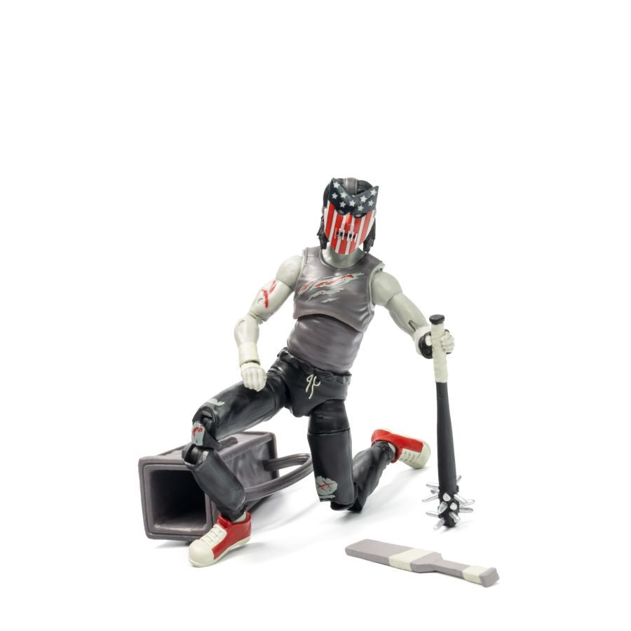 Teenage Mutant Ninja Turtles (comics) - Casey Jones Battle DMG 5″ BST AXN Figure
