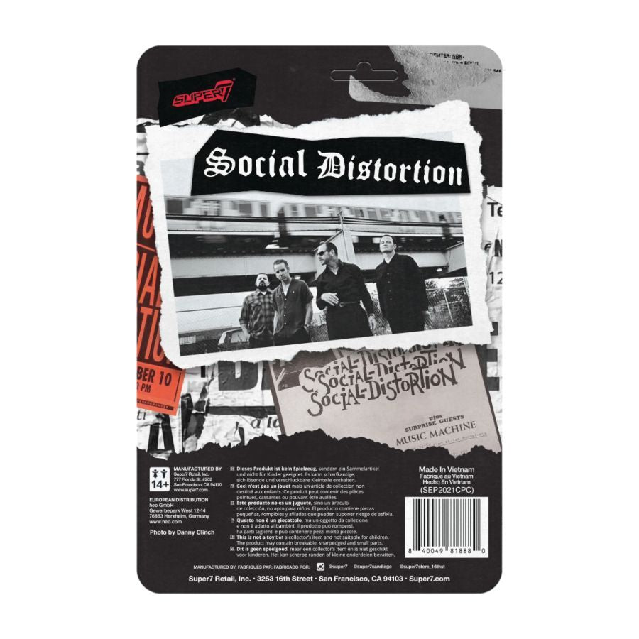 Social Distortion - Skelly ReAction 3.75″ Action Figure