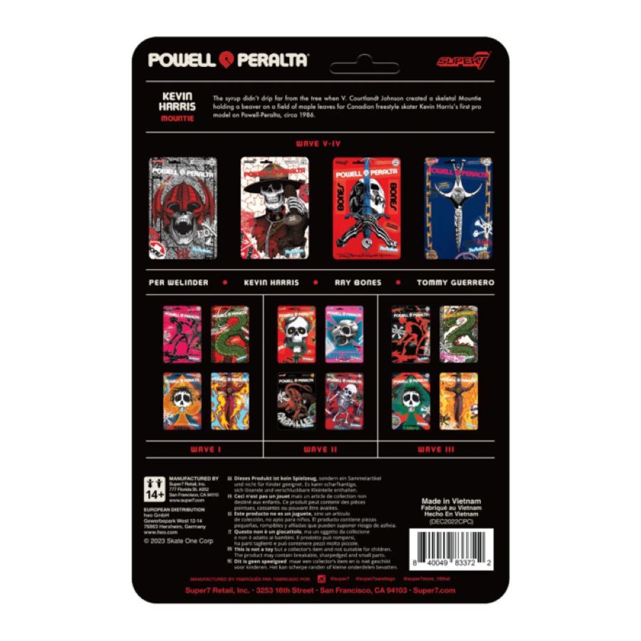 Powell Peralta - Kevin Harris ReAction 3.75″ Action Figure [Wave 4]