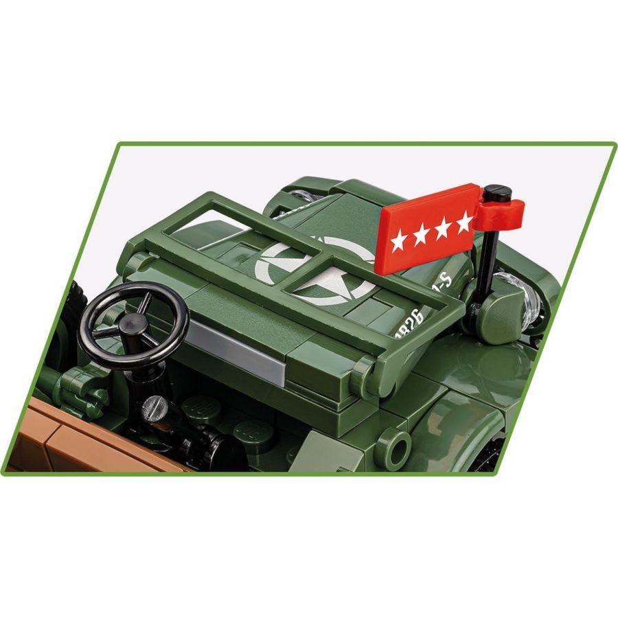 World War 2 - Dodge WC-56 Command Car Construction Brick Set (208 Pieces)