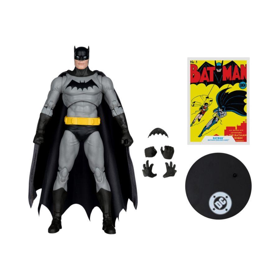 Batman (comics) - Batman (Golden Age) Red Platinum Edition 7″ Figure