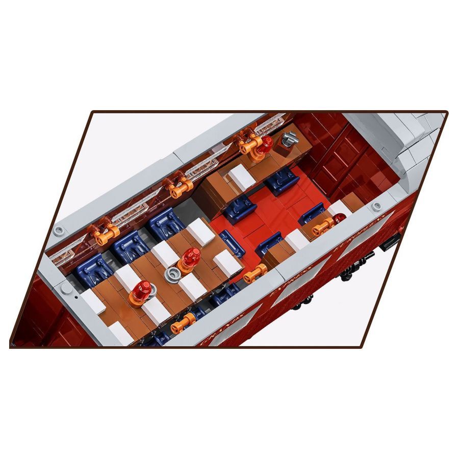 Trains - 1940 Compiegne Wagon Construction Brick Set (2001 Pieces)
