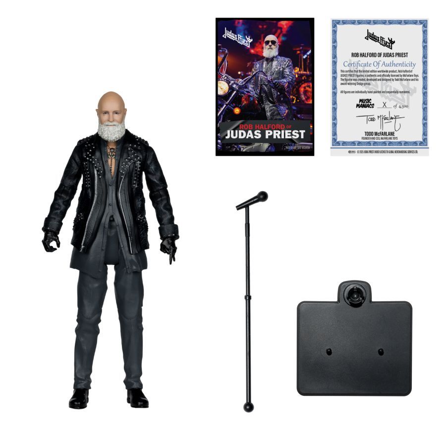 Music Maniacs - Rob Halford (Judas Priest) 6″ Action Figure
