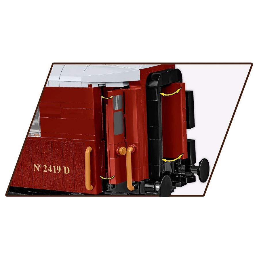 Trains - 1940 Compiegne Wagon Construction Brick Set (2001 Pieces)