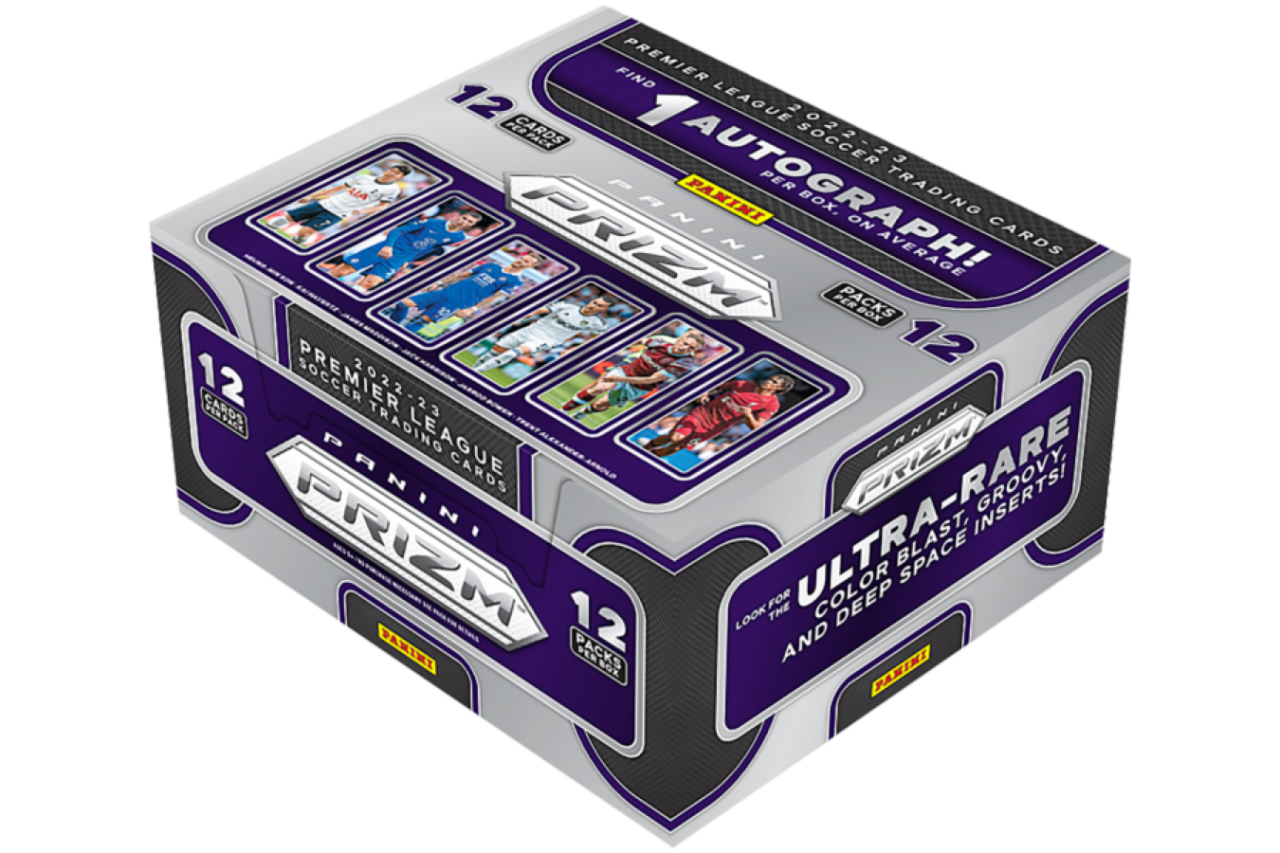 Soccer - 2022/23 Prizm Premier League Hobby Trading Cards - 12 Packs