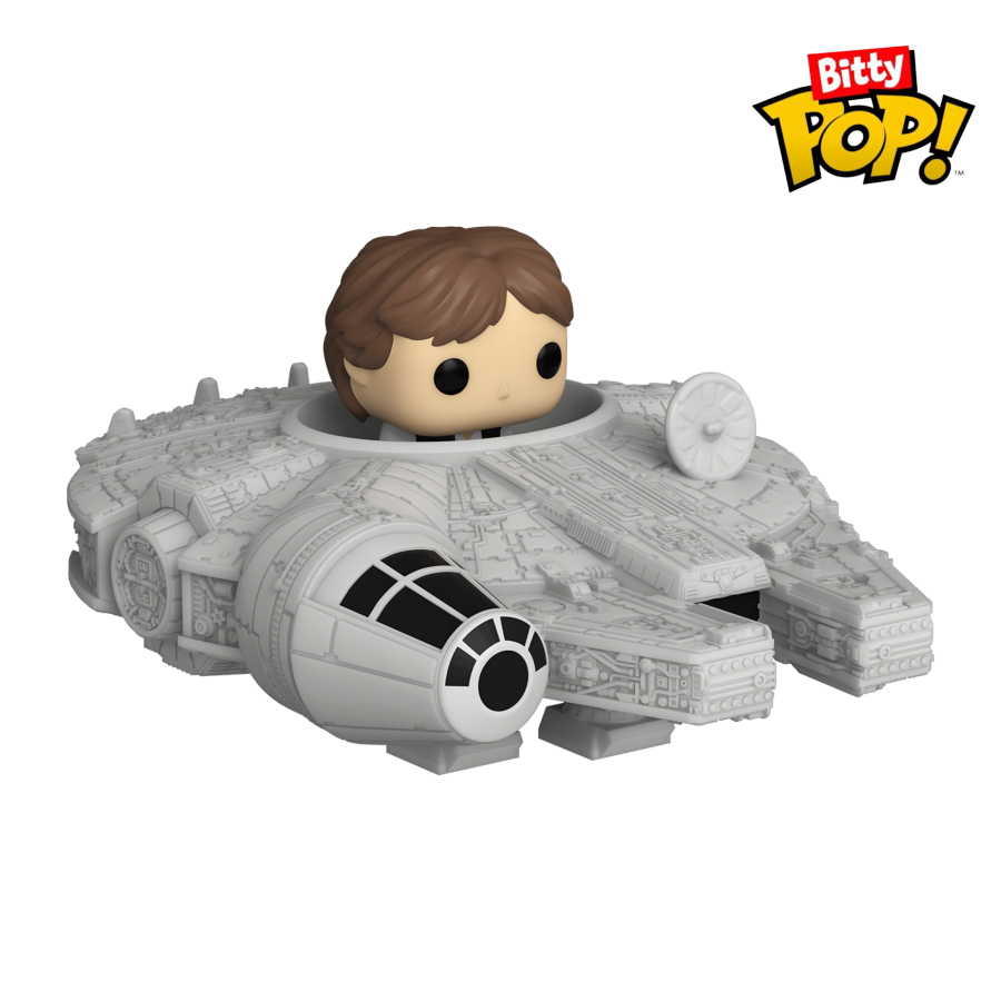 Star Wars - Han Solo With Millenium Falcon Bitty Pop! Ride (Pop! Vinyl)