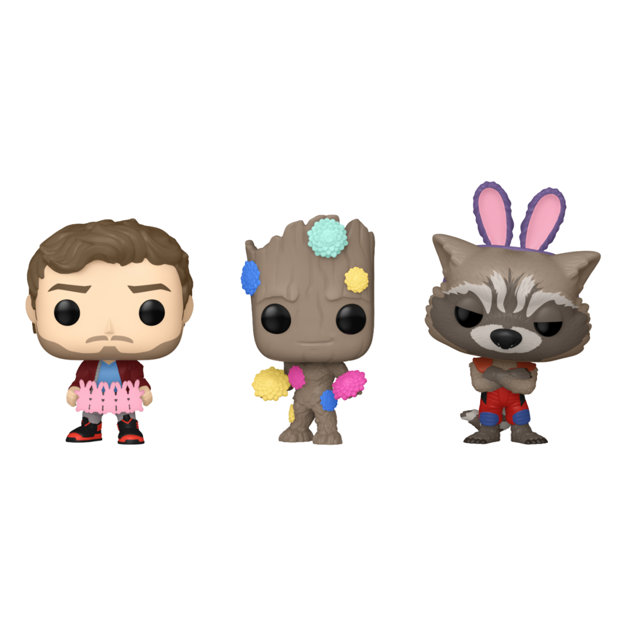 Guardians Of The Galaxy - Rocket/StarLord/Groot Carrot Pocket Pop! 3-Pack (Pop! Vinyl)