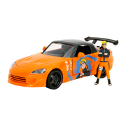 Naruto - 2001 Honda S2000 With Naruto Figure 1:24 Scale Diecast (Model Car)