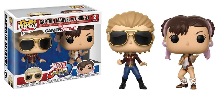 Marvel vs Capcom: Infinite - Captain Marvel vs Chun-Li 2 (Pop! Vinyl)