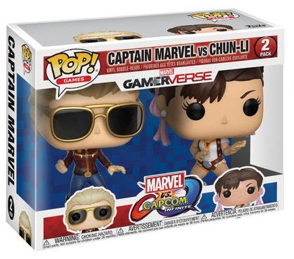 Marvel vs Capcom: Infinite - Captain Marvel vs Chun-Li 2 (Pop! Vinyl)