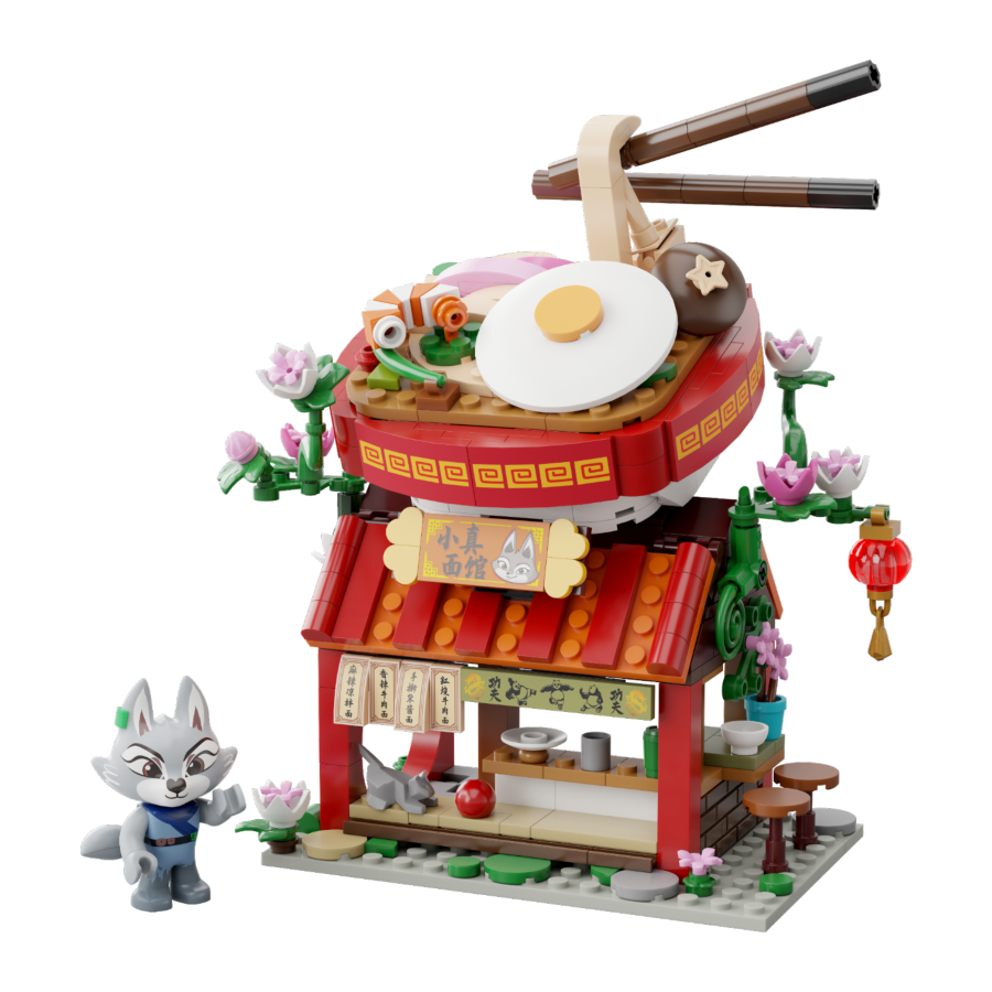 Kung Fu Panda - Zhen’s Noodle Restraurant 359 Pieces (Buildable Set)