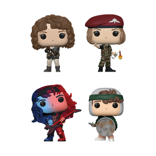 Stranger Things - Nancy / Robin / Eddie / Dustin 4-Pack (Pop! Vinyl)