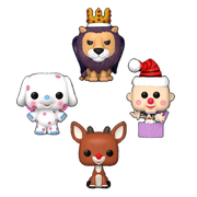 Rudolph - Holiday Tree Box Pocket 4-Pack (Pop! Vinyl)
