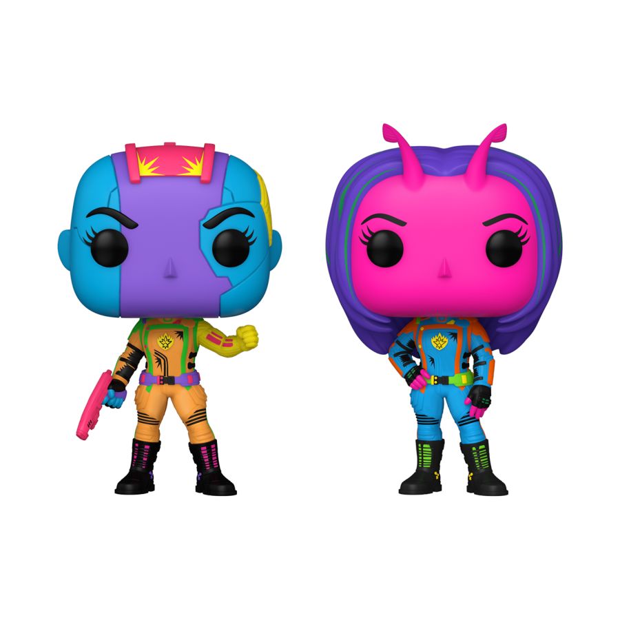 GotG 3 - Nebula And Mantis Blacklight 2-Pack (Pop! Vinyl)
