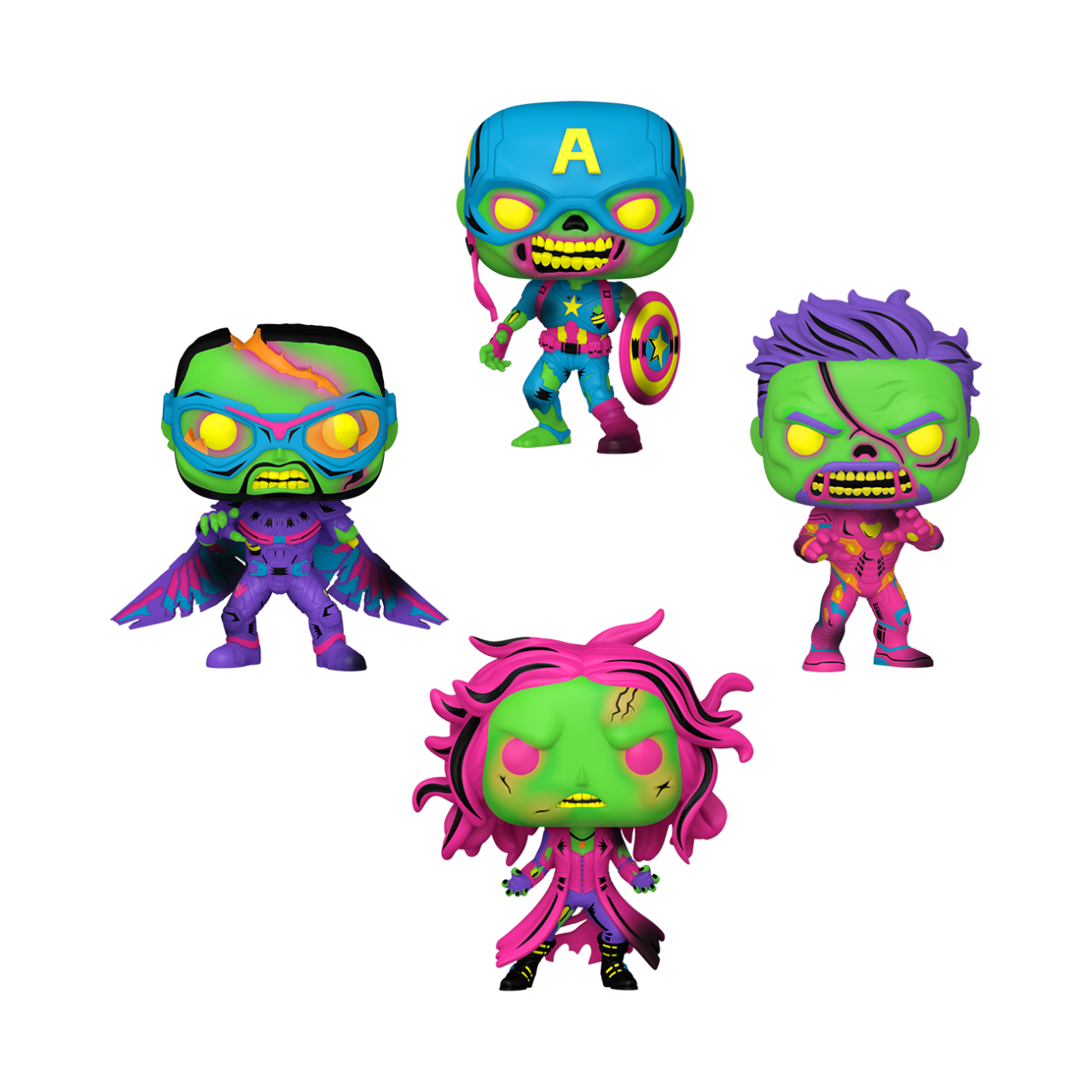 What If - Blacklight 4-Pack (Pop! Vinyl)