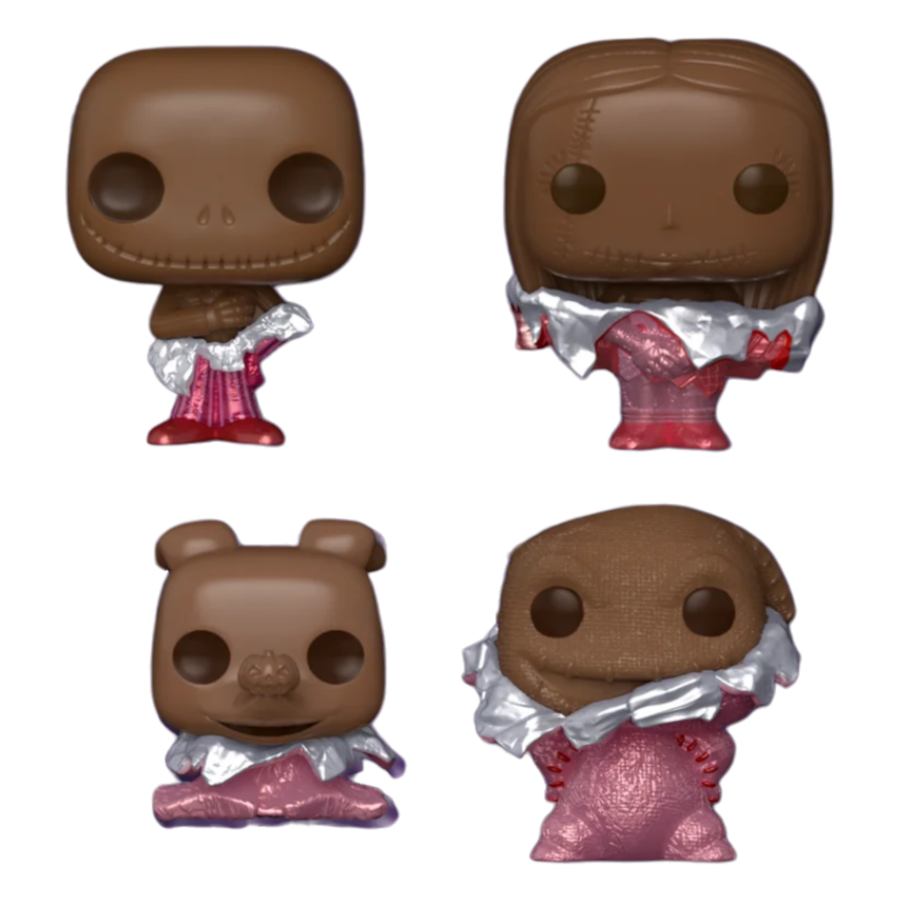 The Nightmare Before Christmas: Valentines 2024 - Pocket Pop Heart Box 4-Pack (Pop! Vinyl)