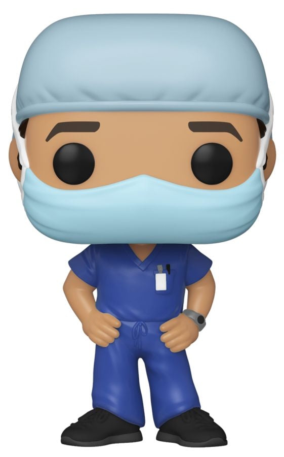 Pop! Heroes - Front Line Worker Male #1 Purple (Pop! Vinyl)