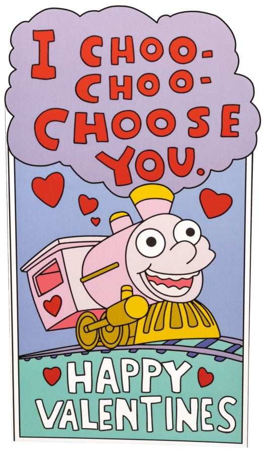 The Simpsons - I Choo Choo Choose You Replica Valentines Day Card
