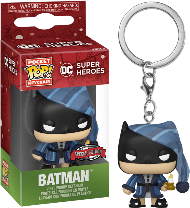 Batman Holiday Pocket Keychain (Pop! Vinyl)