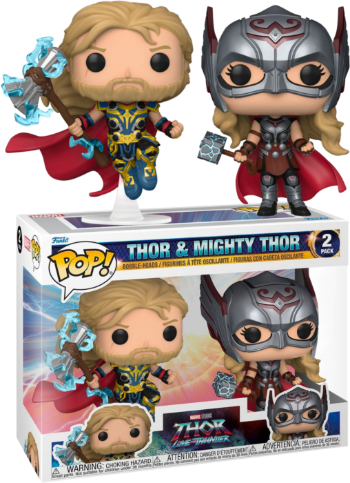 Thor 4: Love And Thunder - Thor And Mighty Thor 2 Pack (Pop! Vinyl)