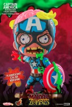 Marvel Zombies - Captain America Fluorescent (Cosbaby Figure)
