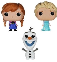 Frozen - Elsa, Anna & Olaf (Pop! Vinyl Pin)