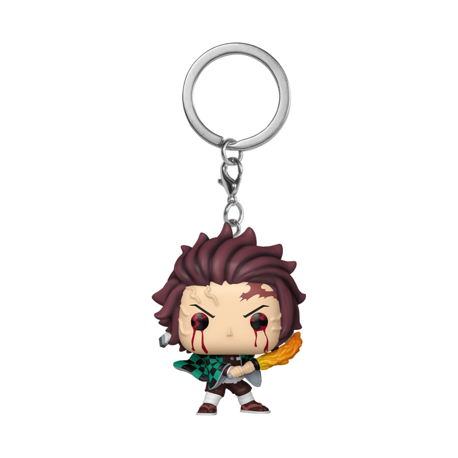 Demon Slayer - Tanjiro Kamado Sun Breathing Keychain (Pop! Vinyl)