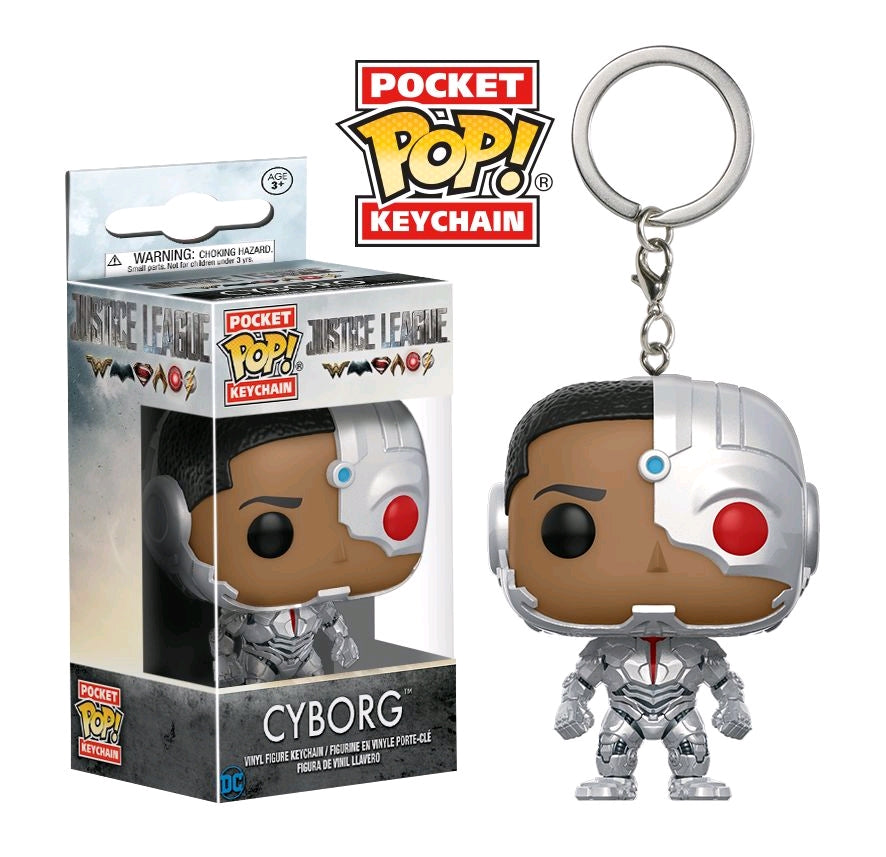 Justice League Movie - Cyborg Pocket Keychain (Pop! Vinyl)