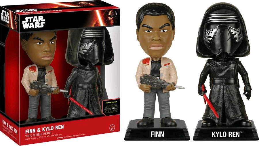 Star Wars - Finn And Kylo Ren Episode VII The Force Awakens (Bobble Head)