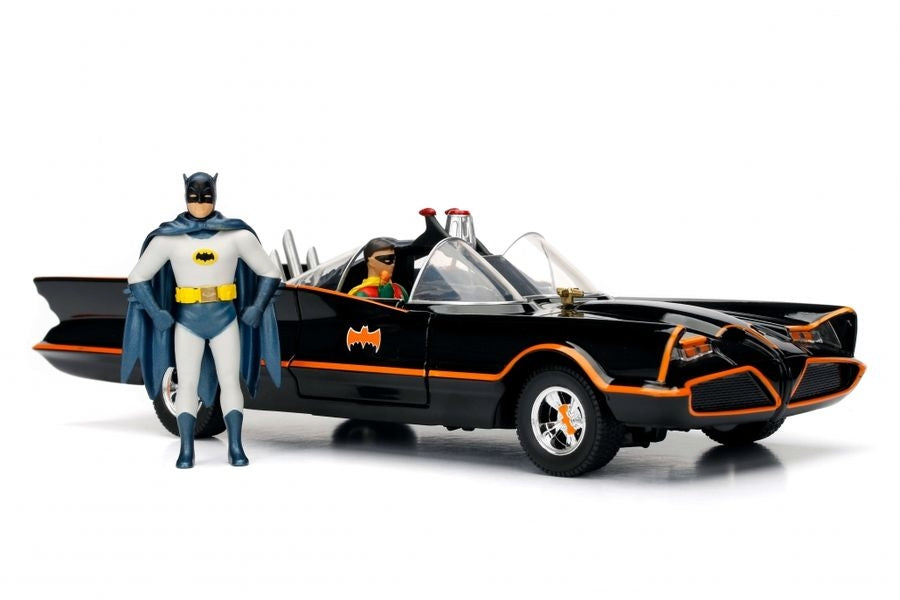Batman (1966) - Batmobile 1:24 With Batman And Robin (Model Car)