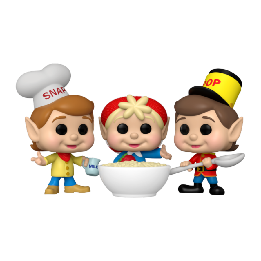 Ad Icons: Kelloggs - Snap Crackle And Pop Pop! Moment (Pop! Vinyl)